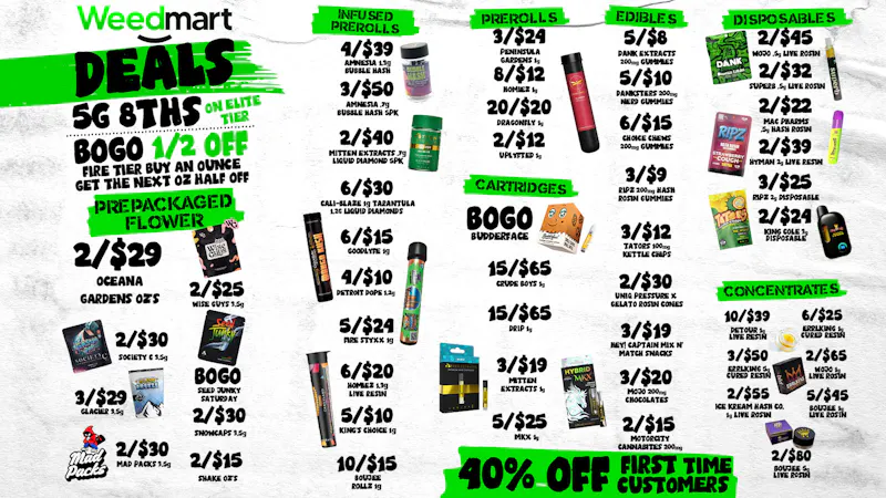 Weedmart - Hamtramck - Detroit 🔥FIRE NEW DEALS🔥@ WEEDMART HAMTRAMCK