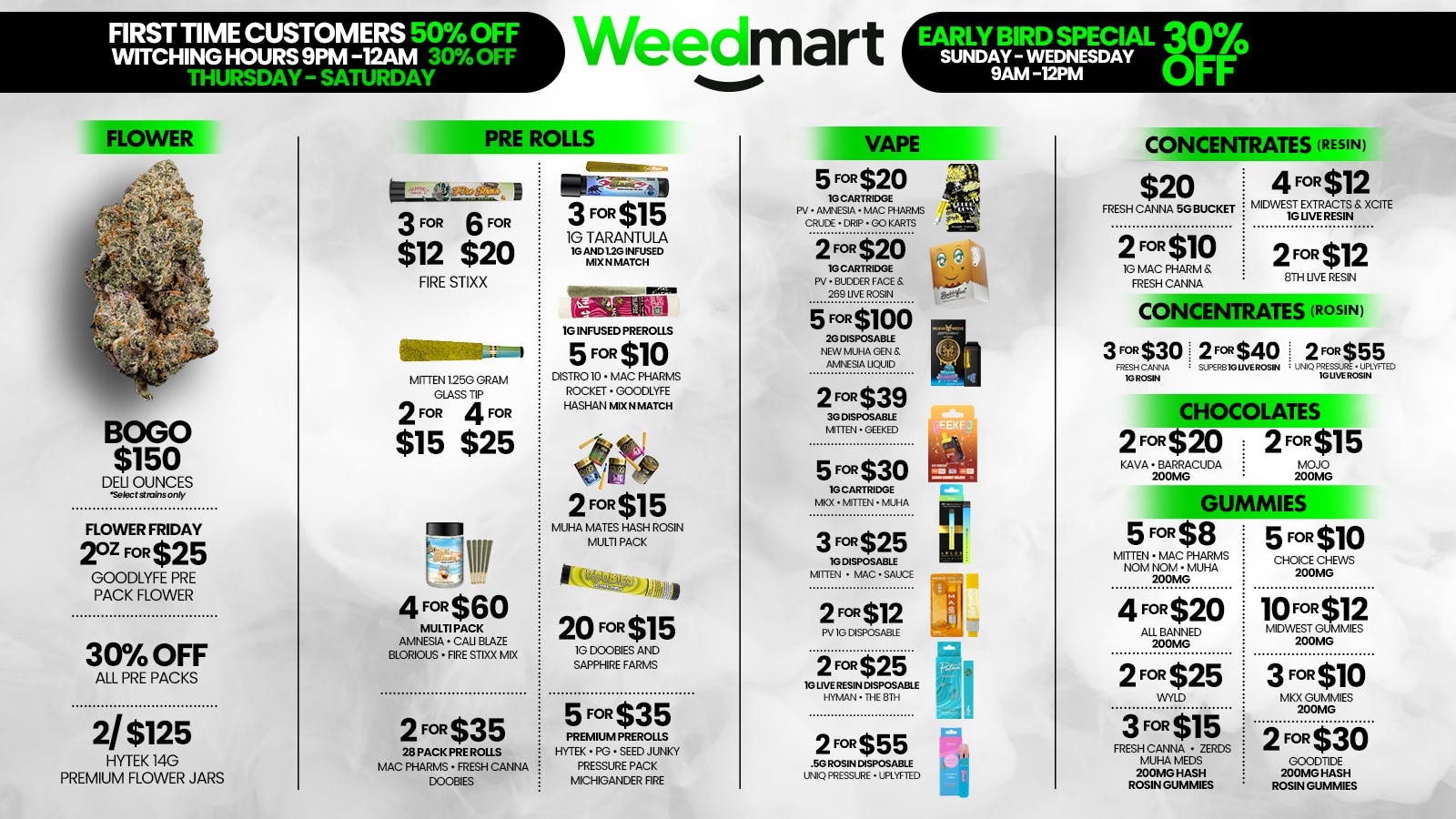 Weedmart - Hamtramck - Detroit Up to 50% Off First Time Customers! 🎉🔥💨