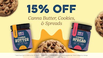 Island Peži 15% OFF Canna Butter, Cookies, & Spreads
