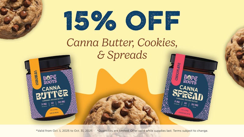 Island Peži 15% OFF Canna Butter, Cookies, & Spreads