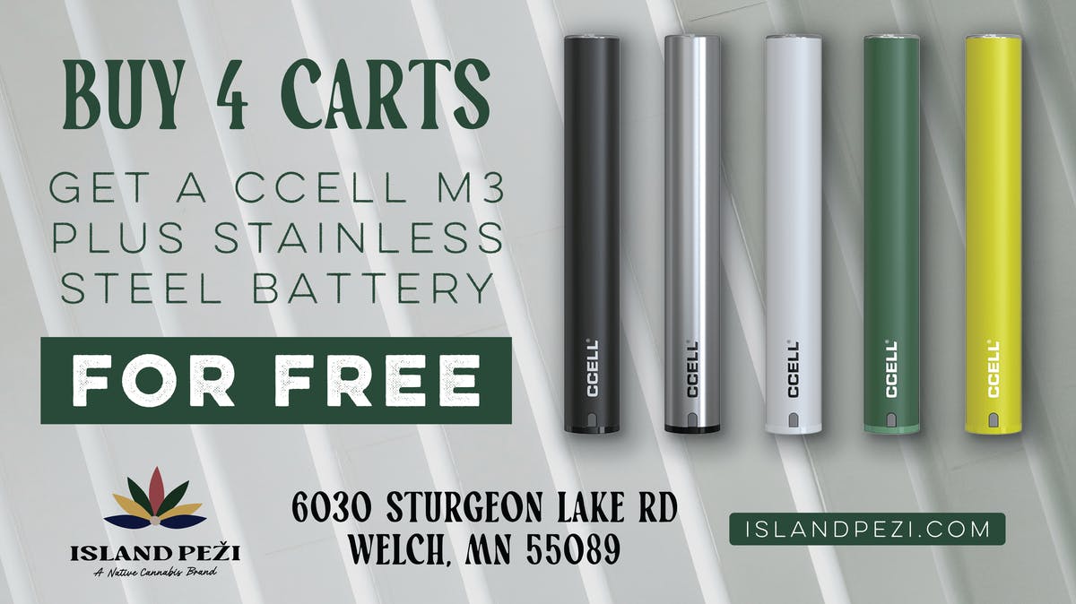 Island Peži FREE Battery with purchase of 4 Carts!