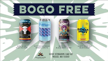 Island Peži BOGO FREE Select Beverages!