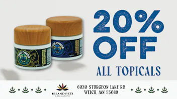 Island Peži 20% OFF ALL Topicals!