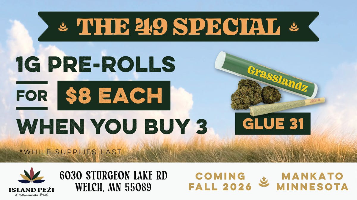 Island Peži 1 G Glue 31 Pre-Rolls for $8ea. When You Buy 3!