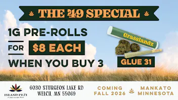 Island Peži 1 G Glue 31 Pre-Rolls for $8ea. When You Buy 3!