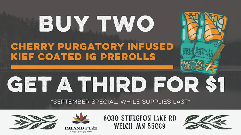 Island Peži Buy 2 Get a 3rd for ONLY $1 on Cherry P. Prerolls!