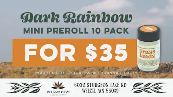 Island Peži Mini Preroll Dark Rainbow 10 Pack for ONLY $35!