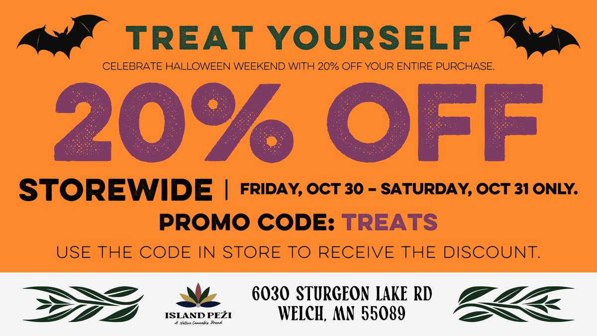 Island Peži 20% OFF your Purchase. Friday & Saturday ONLY!