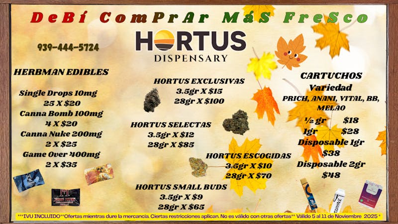 Hortus 🍂🍁DEBI COMPRAR MAS FRESCO🍂🍁