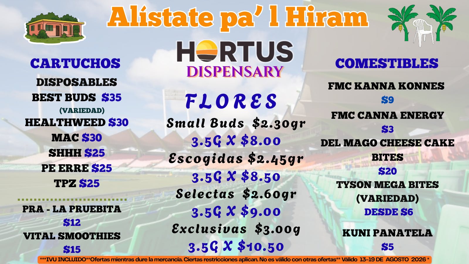 Hortus 🐰 ALISTATE PA'L HIRAM! 😍💚