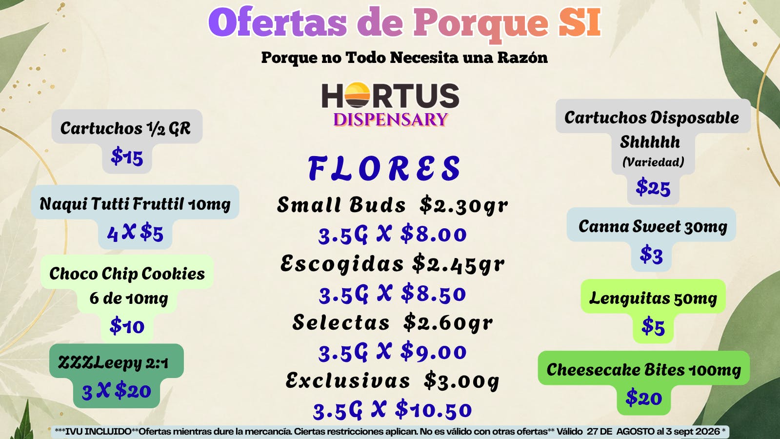 Hortus OFERTAS PORQUE SI!!!💚😍🥰