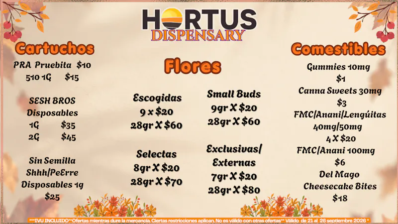 Hortus SEPTIEMBRE SIN FRENOS!