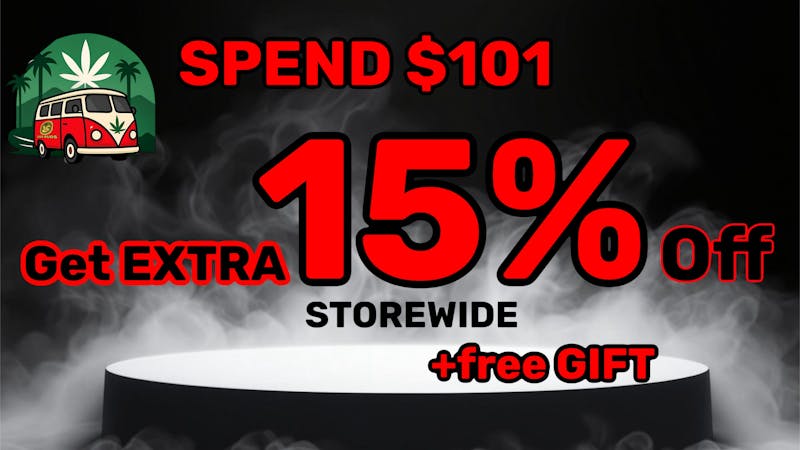 Cannabus Spend $101 and get 15%off