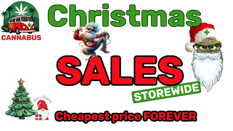 Cannabus Christmas SALES