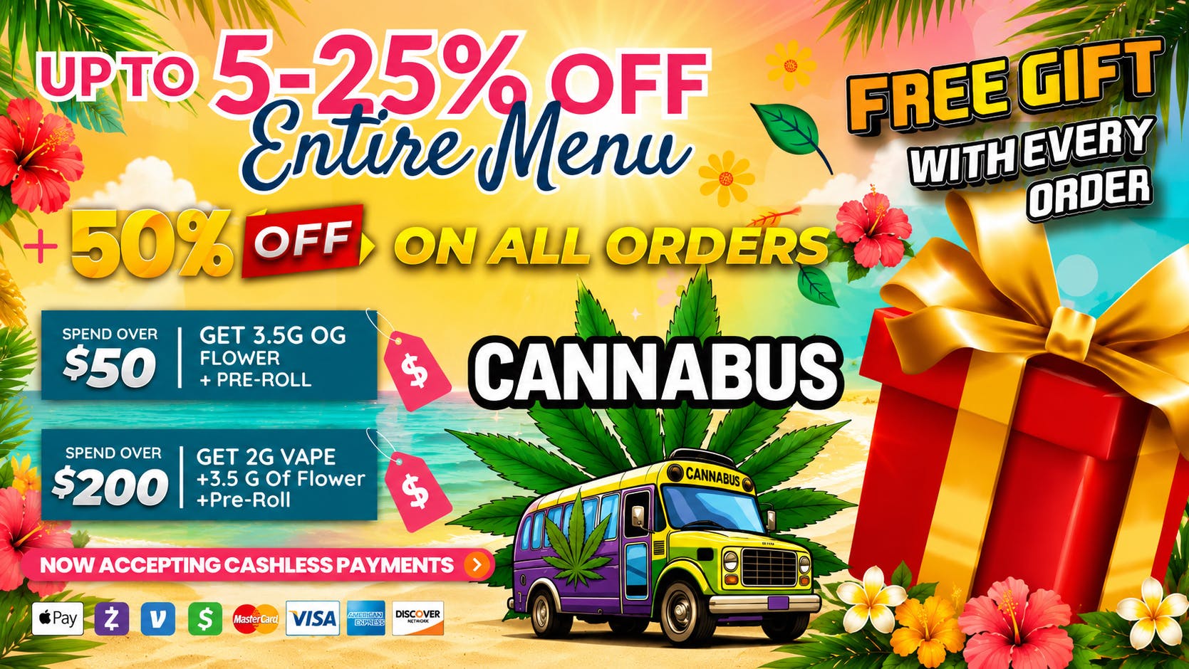 Cannabus CANNABUS SPECIAL. GET UP TO 75% OFF ALL ORDERS