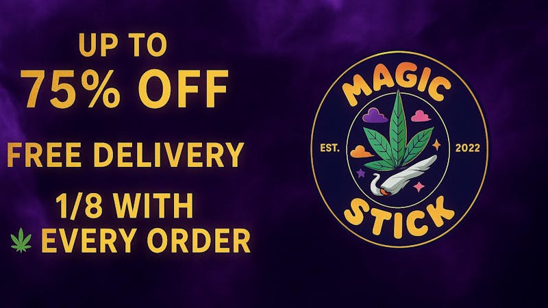 MAGIC STICK UP TO 75% OFF+ 1/8 WITH EVERY ORDER +FREE DELIVERY