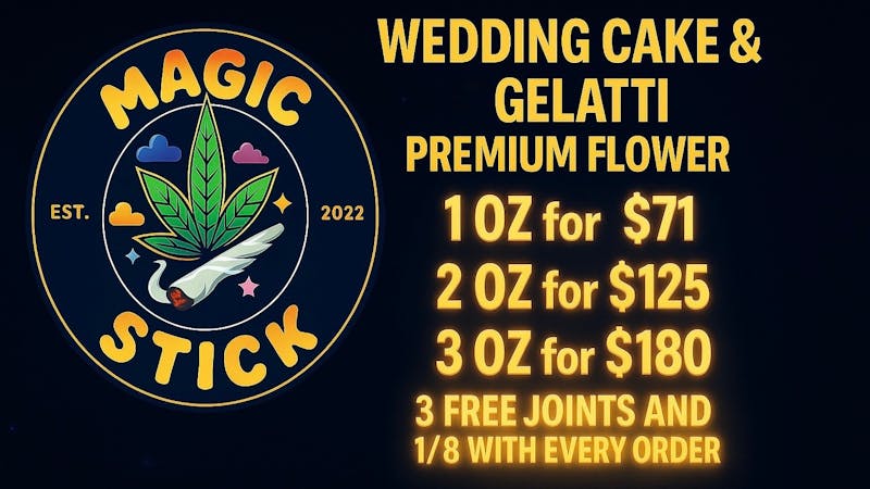 MAGIC STICK UP TO 75% OFF+3 FREE JOINTS+1/8 WITH EVERY ORDER