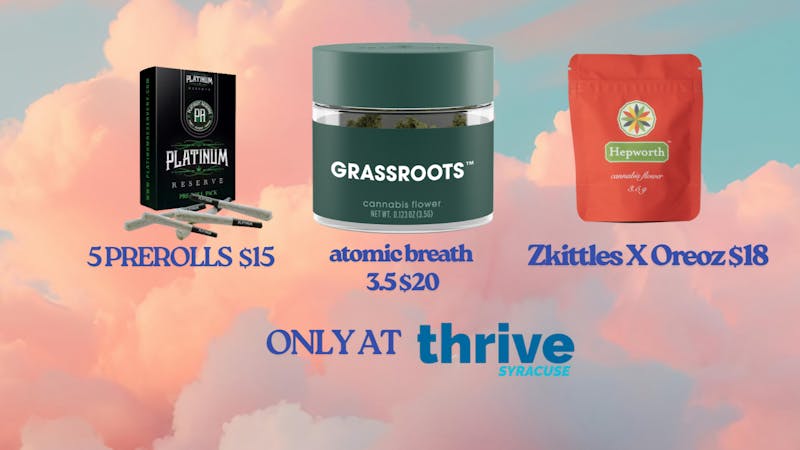 Thrive Syracuse DEALS AT THRIVE!