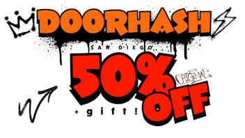 Doorhash - Lemon Grove 50% OFF YOUR ORDER!