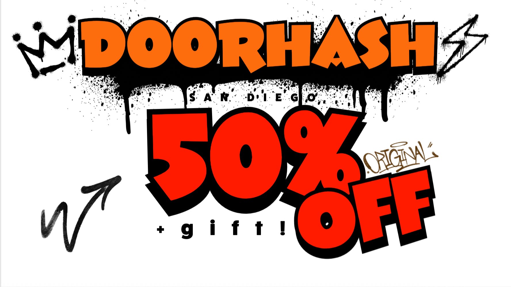 Doorhash - Chula Vista 50% OFF YOUR ORDER AT DOORHASH!
