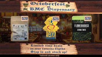 Black Market Cannabis Dispensary Octoberfest at BMC Dispensary