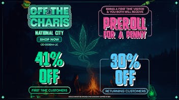 Off the Charts - National City 30% off the entire store !!!