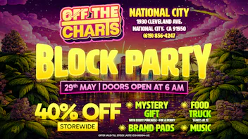 Off the Charts - National City Block Party 40% off entire store