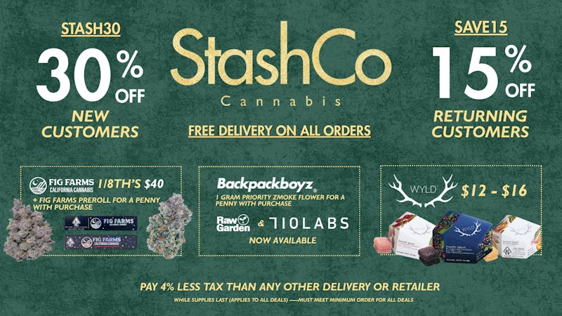 StashCo NEW CUSTOMERS 30% OFF//REFER A FRIEND = $10 CREDIT