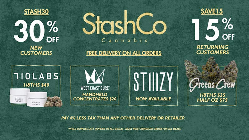 StashCo NEW CUSTOMERS 30% OFF//REFER A FRIEND = $10 CREDIT