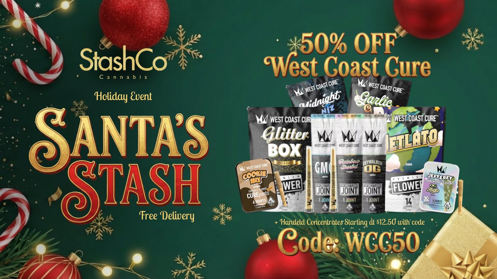 StashCo 50% OFF West Coast Cure