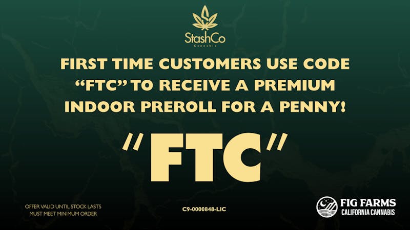 StashCo FIRST TIME CUSTOMER