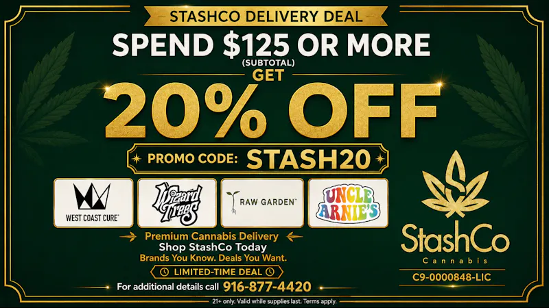 StashCo Spend $125 or more GET 20% OFF!