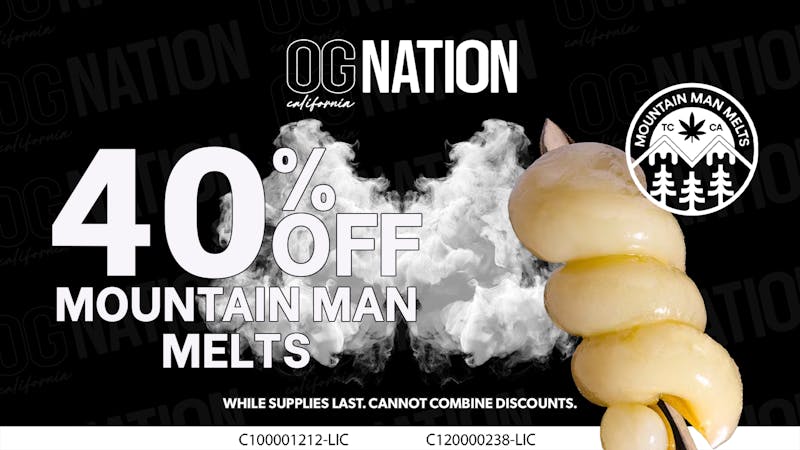 OG NATION - El Monte 40% Off Mountain Man Melts