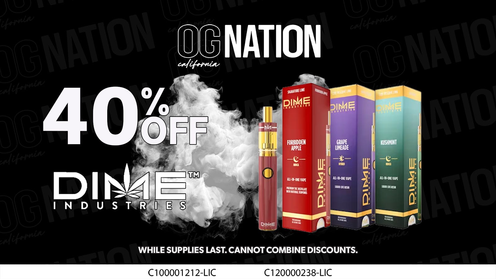 OG NATION - El Monte 40% Off Dime