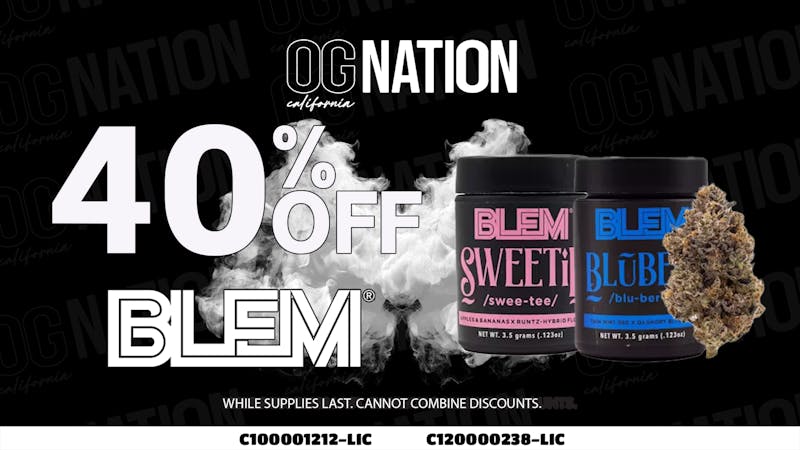 OG NATION - El Monte 40% Off Blem