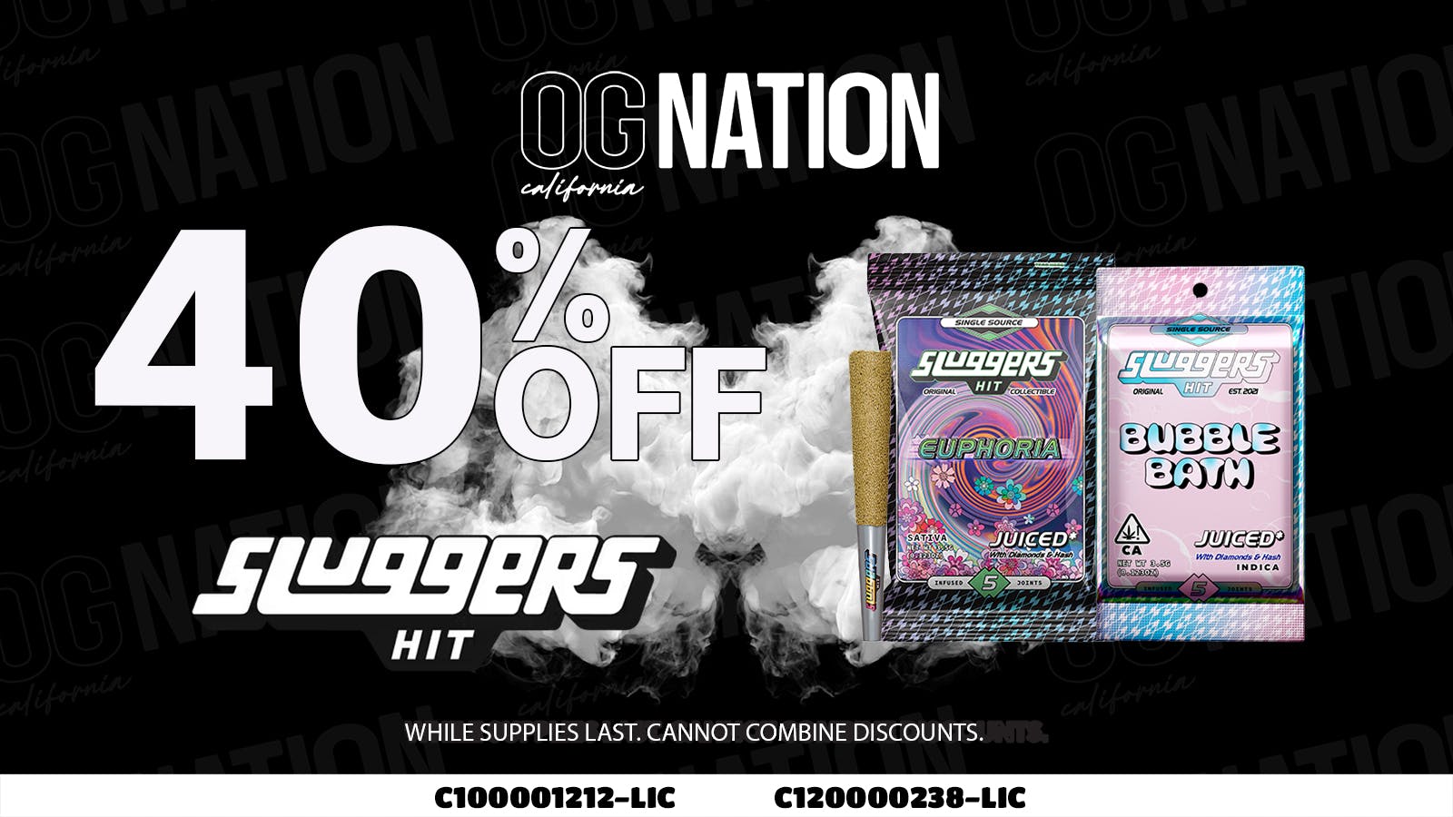 OG NATION - El Monte 40% Off Sluggers