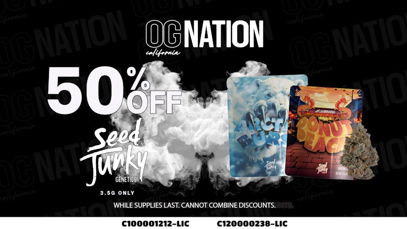 OG NATION - El Monte 50% Off Seed Junky 3.5g