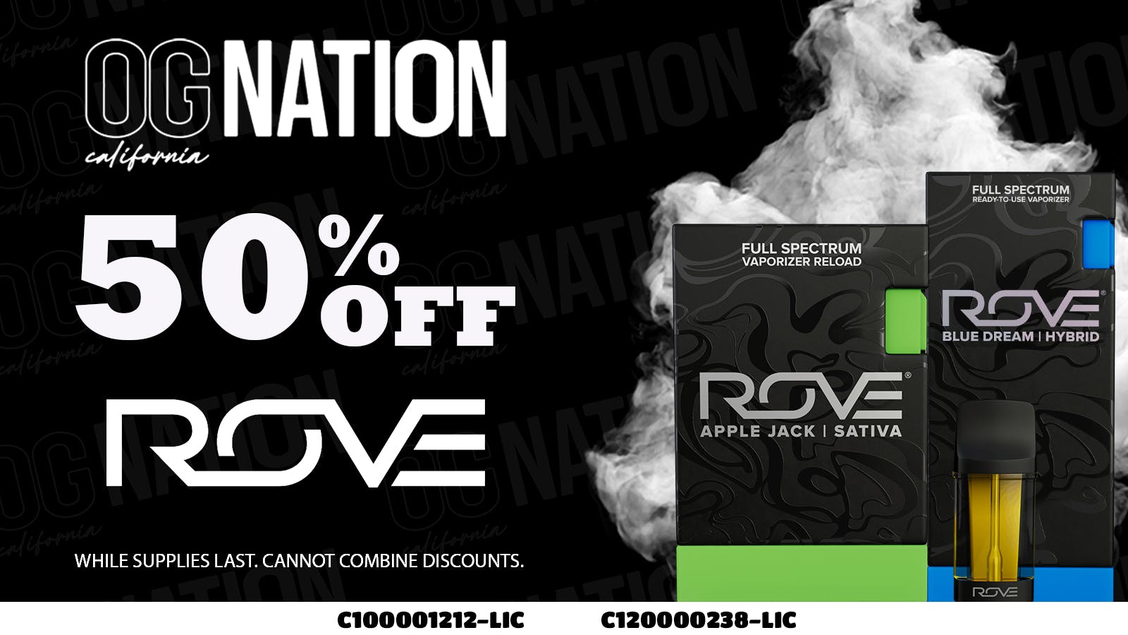 OG NATION - Maywood 50% Off Rove Products