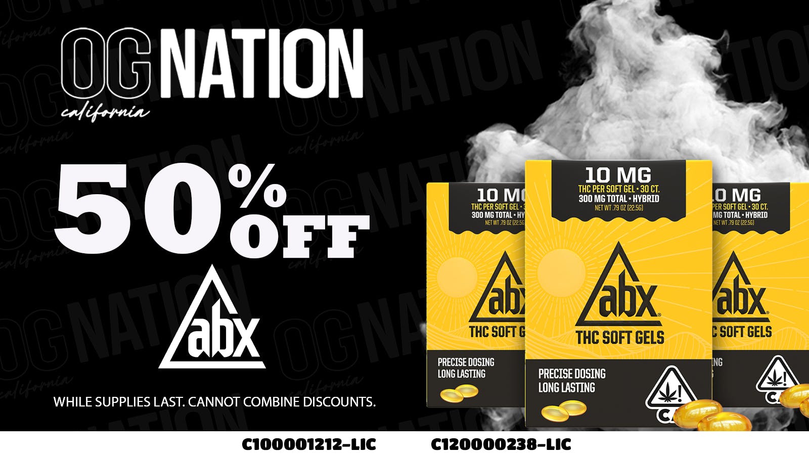 OG NATION - El Monte 50% Off ABX Products