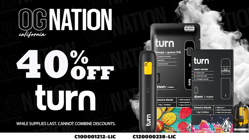 OG NATION - Maywood 40% Off Turn Products