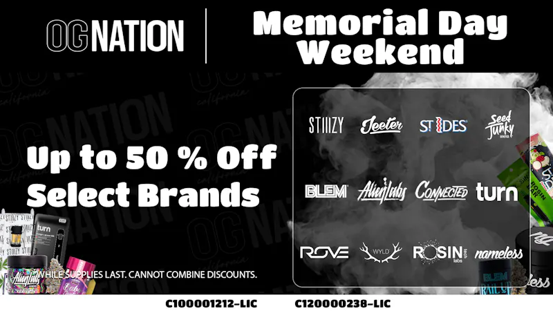 OG NATION - Maywood Up to 50% Off Memorial Day Weekend Day 1