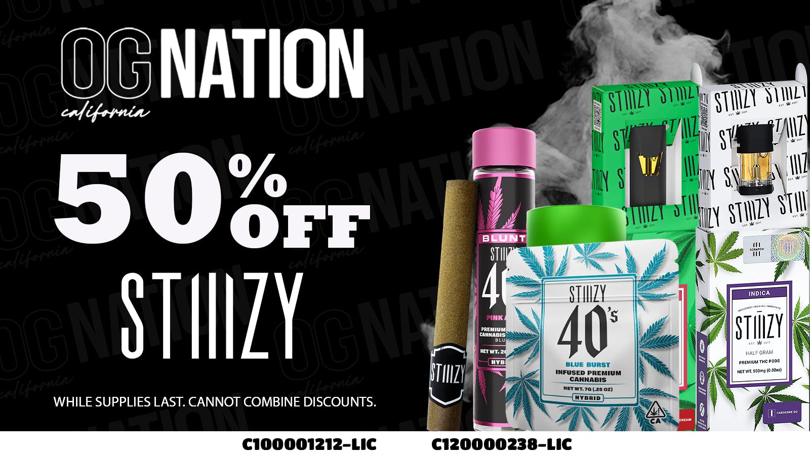 OG Nation Delivery Downey 50% Off All StiiIzy