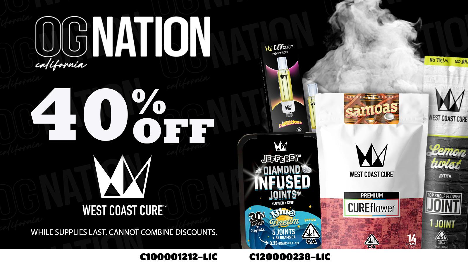 OG NATION - Maywood 40% Off West Coast Cure