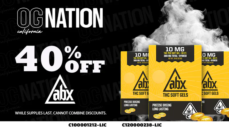 OG NATION - Maywood 40% Off ABX Products
