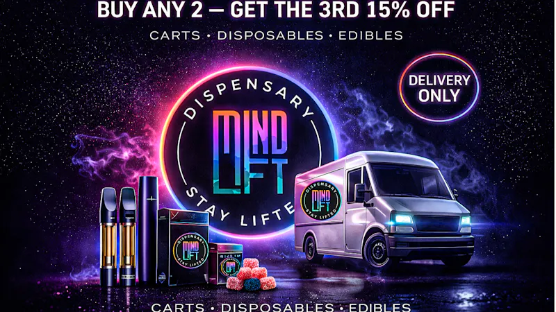 Mindlift Delivery (24 Hours) - Zone 1 BUY TWO AND GET THE THIRD 15% OFF