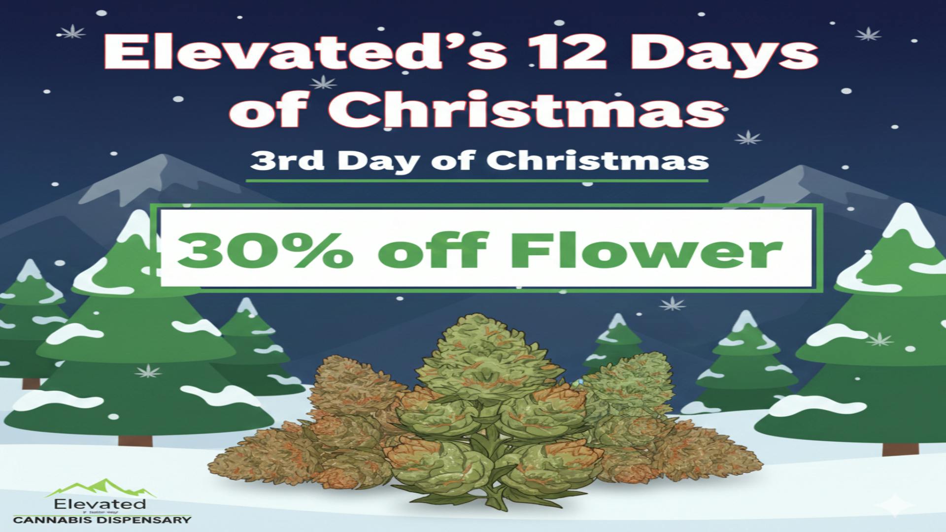 Elevated - Libby 3rd Day of Christmas - Flower