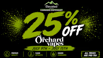 Elevated - Helena 25% OFF Orchard Disposables! July 9th-15th!