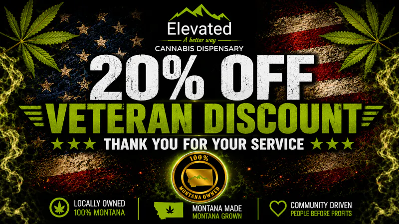 Elevated - Kalispell 20% OFF Veteran Discount
