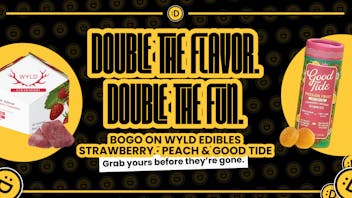 The Dispensaries of NJ - Union BOGO on WYLD Edibles & Good Tide
