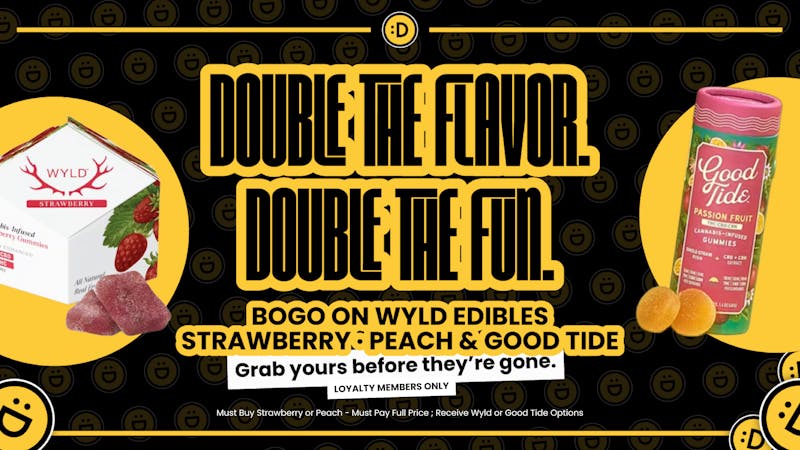 The Dispensaries of NJ - Union Bogo on Wyld Edibles & Good Tide
